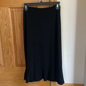 Old Navy XL Black Pencil Skirt with Bottom Flare